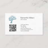 脳樹心理学者セラピスト精神科医QR 名刺 (裏面)