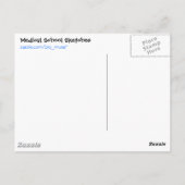 脳水道はがき ポストカード (裏面)