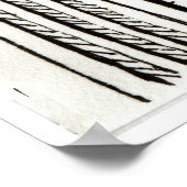 脳水道プリント ポスター (角)