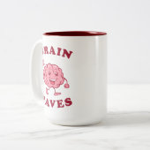 脳波 ツートーンマグカップ (正面左)