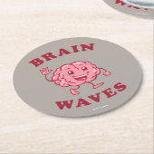 脳波 ラウンドペーパーコースター (アングル)