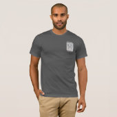 脳炎シルバー認識度リボンエンジェルティー Tシャツ (正面フル)