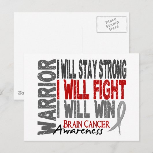 脳癌の戦士 ポストカード (正面/裏面)