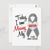 脳癌恋しく思の恋しく思妹1 ポストカード (正面/裏面)