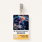 脳神経外科メディカルカンファレンス バッジ (正面クリップ)