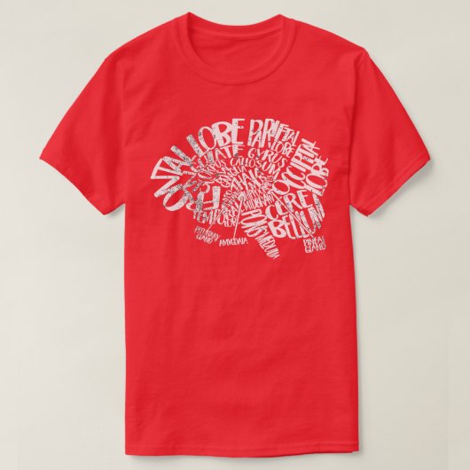 脳神経外科医の神経科医の解剖学 Tシャツ (デザイン正面)