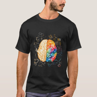 脳科カラフル学・神経科学ニューロロジ Tシャツ
