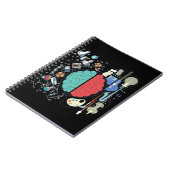 脳科学カラフル音楽アート ノートブック (左側)