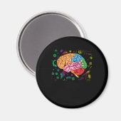 脳科学・芸術神経科学神経科医 マグネット (正面/裏面)