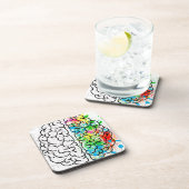 脳精神心理学アイディアハート コースター (右側)