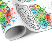 脳精神心理学アイディアハート ラッピングペーパー (ロールコーナー)