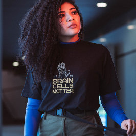 脳細胞は重要だ リバティ像 アンチトランプ Tシャツ