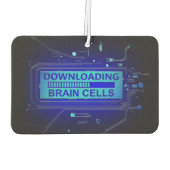 脳細胞をダウンロード中。 カーエアーフレッシュナー (裏面)