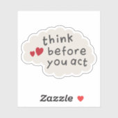 脳考えに文字する前に シール (シート)