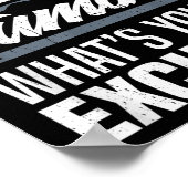 脳腫瘍が脳腫瘍を認識する弁解 ポスター (角)