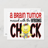 脳腫瘍が間違った雛でしくじった ポストカード (正面/裏面)