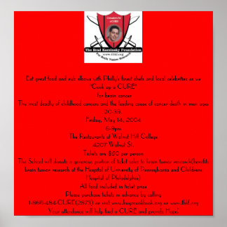 脳腫瘍の利益 ポスター