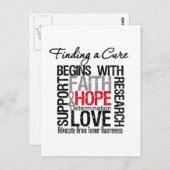 脳腫瘍の治療法の発見 ポストカード (正面/裏面)