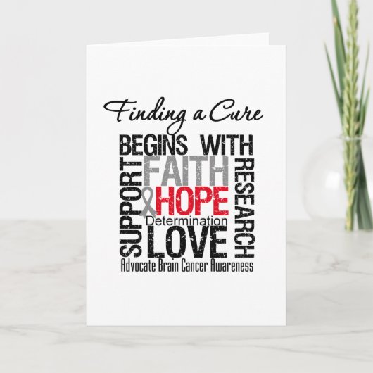 脳腫瘍の治療法を見つける カード (正面)