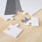 脳腫瘍の灰色のリボン3 ジグソーパズル (側面)