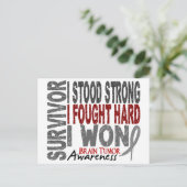 脳腫瘍の生存者4 ポストカード (スタンド正面)