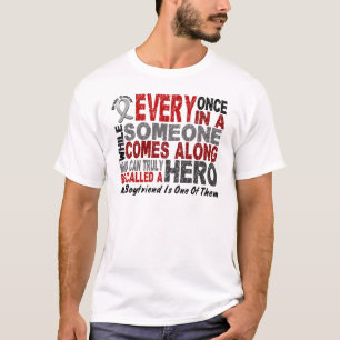 脳腫瘍の英雄によっては1人のボーイフレンドが現れります Tシャツ