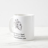 脳腫瘍はマグあなたの心の安らぎを盗みます コーヒーマグカップ (正面左)