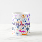 脳腫瘍カラフルがん回復患者と闘う コーヒーマグカップ (中央)