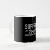 脳腫瘍啓発 脳がん サポート班 コーヒーマグカップ (正面左)