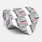 脳腫瘍腫瘍専門医コラージュ ネクタイ (ロール)