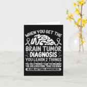 脳腫瘍認識度グレーリボングリア芽細胞腫 カード (黄色い花)