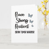 脳腫瘍認識度月脳腫瘍ウォリアー カード (黄色い花)