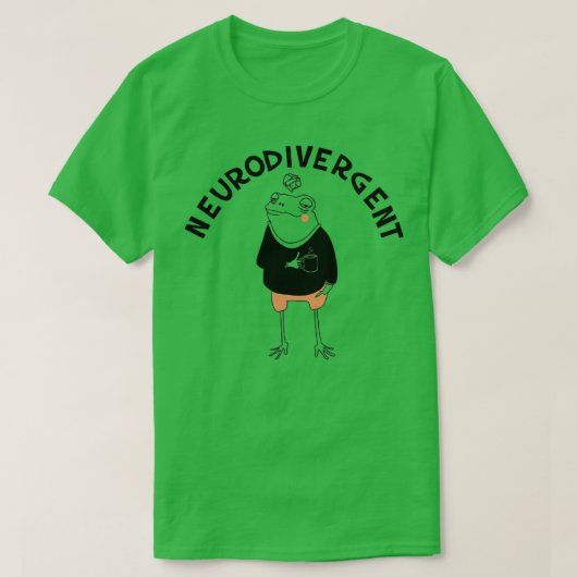 脳蛙 Tシャツ (デザイン正面)