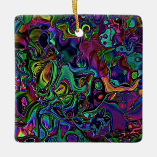 脳融解セラミックオーナメント セラミックオーナメント (正面)