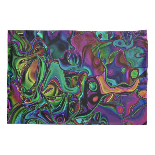 脳融解枕ケース 枕カバー (裏面)