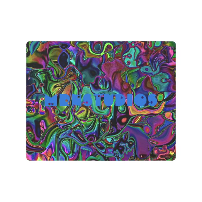 脳融解金属プリント メタルプリント (正面)