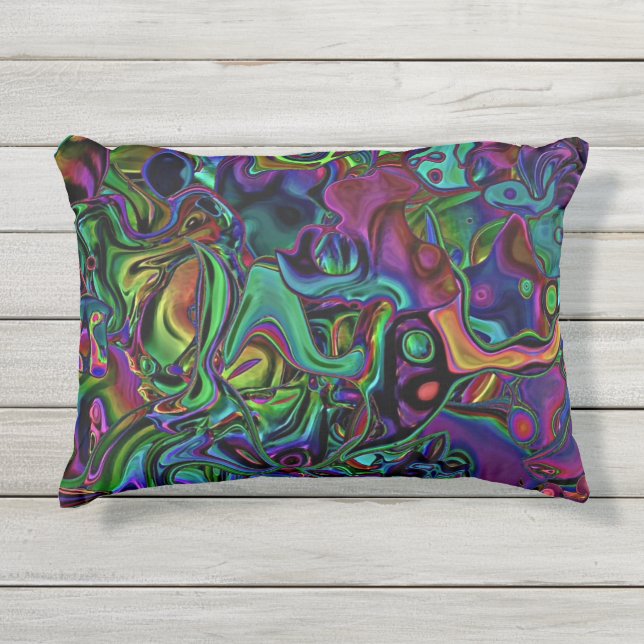 脳融解 アウトドアクッション (正面)