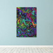 脳融解 キャンバスプリント (インサイチュ (ウッドフロア))