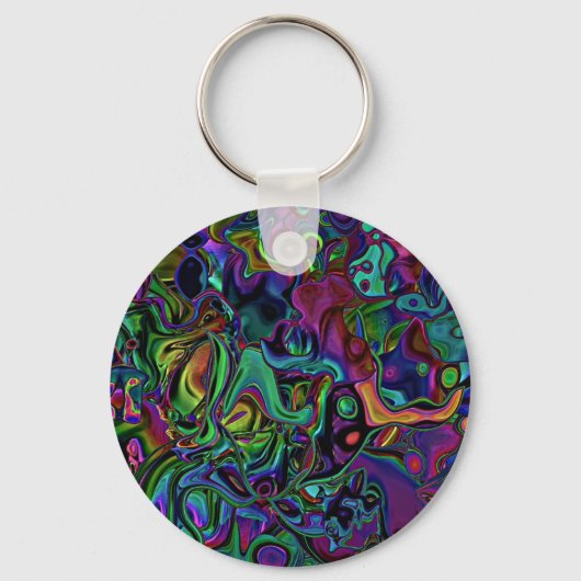 脳融解 キーホルダー (正面)