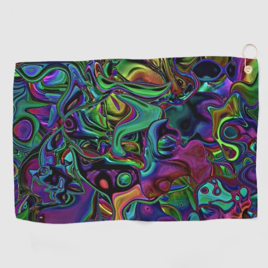 脳融解 ゴルフタオル (横)