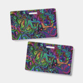 脳融解 バッジ (正面＆裏面)