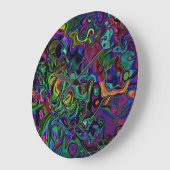 脳融解 ラージ壁時計 (傾斜)