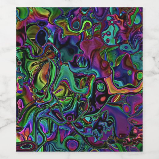 脳融解 ワインラベル (シングルラベル)