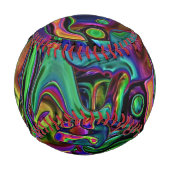 脳融解 野球ボール (裏面)