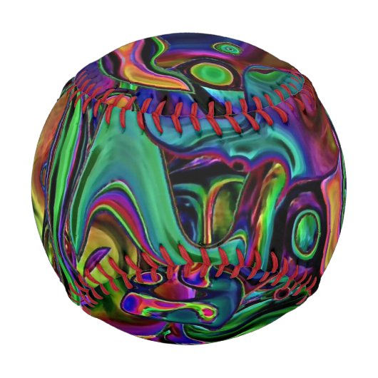 脳融解 野球ボール (裏面)