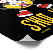 脳親愛が…FFS黙れ！皮肉おもしろい ポスター (角)