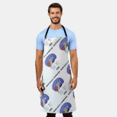 脳解剖学の中で神経学的に圧倒される エプロン (着用した状態)