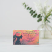 脳診カラフル断セラピー精神医学 名刺 (スタンド正面)