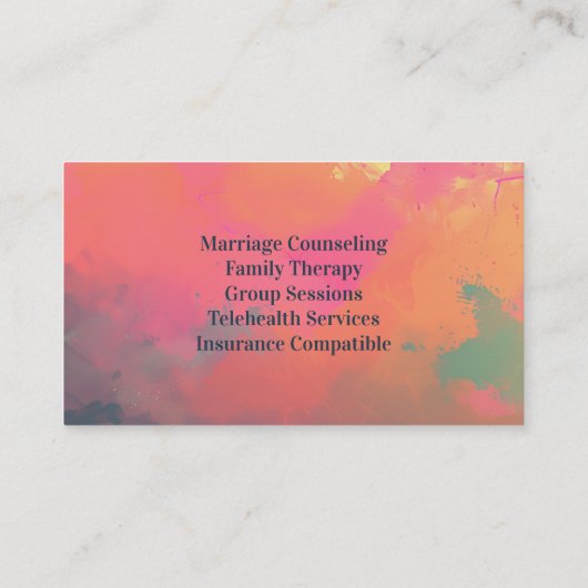 脳診カラフル断セラピー精神医学 名刺 (裏面)