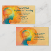 脳診鮮やか断セラピー精神医学 名刺 (正面/裏面)